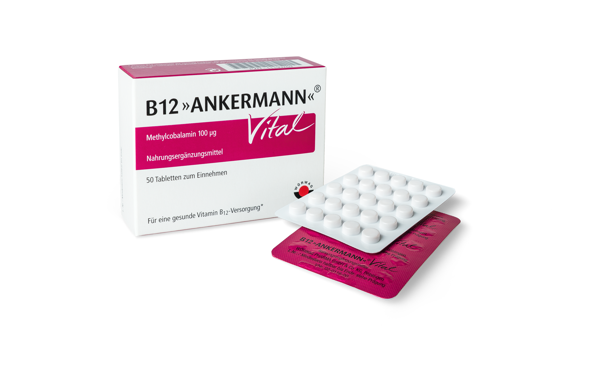 B12 ANKERMANN Vital Tabletten 50 St - Vitalität